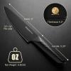 imageAstercook Chef Knife 8 Inch Pro Kitchen Knife Dishwasher Safe High Carbon German Stainless Steel Chefs Knives with Ergonomic Handle Elegant Black