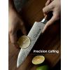 imageAstercook Chef Knife 8 Inch Professional Kitchen Chef Knife German High Carbon Stainless Steel Ultra Sharp Knife Chefs Knives with Ergonomic Handle and Gift BoxWood Handle1