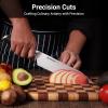 imageAstercook Chef Knife 8 Inch Professional Kitchen Chef Knife German High Carbon Stainless Steel Ultra Sharp Knife Chefs Knives with Ergonomic Handle and Gift BoxABS Handle