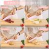 imageAstercook Kitchen Knife Set with Block and Sharpener 22 Piece German High Carbon Stainless Steel Knives Sharp Blade Dishwasher Safe Knife Set with Antislip Ergonomic Handle Crystal PinkCrystal Pink 22 pcs
