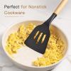 imageAstercook Kitchen Utensils set 39 PCS Silicone Cooking Utensils Set with Wooden Handle 446F Heat Resistant Food Grade Utensil Sets BPA Free Kitchen Gadgets Tools Set for Nonstick Cookware Black