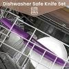 imageAstercook Knife Set 12 Pcs ColorCoded Kitchen Knives Set 6 Color AntiRust Coating Stainless Steel Chef Knife Sets with 6 Blade Guards Dishwasher Safe12PCSMULTICOLOR