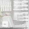 imageAstercook Knife Set Kitchen Knives Set with Block and Sharpener Ceramic Coating 15 Pcs German Stainless Steel Knives Sharp Blade Dishwasher Safe Knife Block Set with Ergonomic Handle Crystal PinkBright White