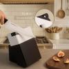 imageAstercook Knife Set Kitchen Knives Set with Block and Sharpener Ceramic Coating 15 Pcs German Stainless Steel Knives Sharp Blade Dishwasher Safe Knife Block Set with Ergonomic Handle Crystal PinkA Elegant Black