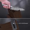 imageKnife Set 15 Pieces Kitchen Knife Set with Built in Sharpener Block German Stainless Steel Knife Block Set21 Pcs