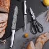 imageKnife Set 15 Pieces Kitchen Knife Set with Built in Sharpener Block German Stainless Steel Knife Block Set21 Pcs