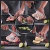 imageKnife Set 15 Pieces Kitchen Knife Set with Built in Sharpener Block German Stainless Steel Knife Block Set21 Pcs