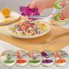 imageAstercook Heavy Duty Kitchen Shears with Serrated Blade Ergonomic Handle  For Poultry Herbs Vegetables2 Pcs Herb Scissors