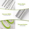 imageUpdated Herb Scissors Set Doesnt Get Stuck Easily Herb Herb Scissors With 3 Blades Cleaning Comb for Cutting Garden Herbs Cilantro Green Onion etc Sharp and Antirust Stainless Steel2 PACK2 Pcs Herb Scissors
